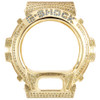 Cassa dell'orologio con vero diamante giallo per Casio g shock con cassa personalizzata modello 6900 da 2,5 ct