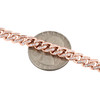 10K Rose Gold Diamond Miami Cuban Chain Necklace 20-28" | (4.53 ct. - 6.34 ct.)