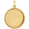 22K American Eagle Gold Coin 1/4 oz. & 10K Diamond Mounting Pendant 1.06 CT.