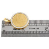 22K American Eagle Gold Coin 1/10th oz. & 10K Diamond Mounting Pendant 0.63 CT.