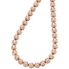 10K Rose Gold Diamond Prong Set Tennis Choker Chain 20" Necklace 5mm | 5.85 CT.