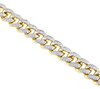 10K Yellow Gold Genuine Diamond Miami Cuban Link Bracelet 13.75mm | 9" | 7 CT.