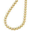 10K Yellow Gold Diamond Prong Set 4.5mm Tennis Choker Chain 20" Necklace 7.30 CT