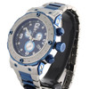 Mens Aqua Master Joe Rodeo Blue Stainless Steel Genuine Diamond Watch 0.20 CT.