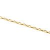 Genuine 14K Yellow Gold Fancy Link Oval Rectangle Chain 4mm Necklace 24" and 26"