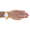 Gucci Ya126402 Diamond Watch White Dial G Timeless 38mm Gold PVD Steel 1.75 CT.