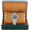 Mens 1601 Rolex 36mm DateJust Oyster Green Roman Numeral Diamond Watch 2.75 CT.