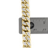 10K Yellow Gold Diamond Cut Hollow Miami Cuban Link Chain 8.50mm Box Clasp 22"