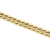 10K Yellow Gold Diamond Cut Hollow Miami Cuban Link Chain 8.50mm Box Clasp 22"