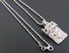 Mini Diamond Jesus Face Crown Pendant Sterling Silver Charm 0.60 Ct. w/ Chain