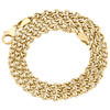 10K Yellow Gold 3.60mm Twisted Curb Chain Fancy Necklace Lobster Lock 18-24 Inch