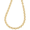 collar elegante con cadena retorcida de 3,60 mm en oro amarillo de 10 k y candado de langosta de 45 a 61 cm
