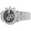 Herren ya101309 Custom Diamant Gucci G-Watch schwarzes Zifferblatt 44 mm Chronograph 16,50 ct.