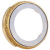 Orologio da uomo ya114215 grammy Gucci a 2 file con diamanti giallo canarino, cassa in acciaio da 1,50 ct.