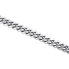 10K White Gold 8.75mm Solid Miami Cuban Link Necklace Box Clasp Chain 24 Inch