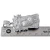 Genuine Pave Diamond Jesus Piece Charm 10K White Gold 2.41" Pendant 3.70 Ct.