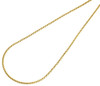 10K Real Yellow Gold Mens / Ladies 1.5 MM Round Box Chain Necklace 18 - 36 Inch