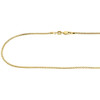10K Real Yellow Gold Mens / Ladies 1.5 MM Round Box Chain Necklace 18 - 36 Inch