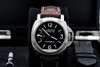 Panerai PAM 177 44mm titanio Luminor Marina cinturino marrone con scatola e documenti