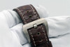 Panerai PAM 177 44 mm Titan Luminor Marina Brown-Armband mit Box und Papieren