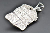 Diamond Jesus Face Pendant .925 Sterling Silver 0.60 Ct Mini Charm w/ Chain