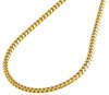 collier à maillons cubains Miami super solide en or jaune 18 carats 4,10 mm 20 - 24 pouces