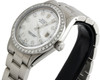 Mens Rolex 36mm DateJust 16014 Diamond Watch Oyster Band White MOP Dial 2 CT.