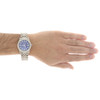 Mens Rolex 36mm DateJust 16014 Diamond Watch Jubilee Band Glossy Blue Dial 2 CT.