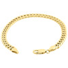 10k Yellow Gold Miami Cuban Handmade Bracelet Mens Hollow Link 6mm 8" & 9"