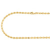 10K Yellow Gold Diamond Cut Barrel Chain 2.75mm Necklace Oval Bead 16 - 24 Inch