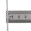 10K White Gold 2.25mm Hollow Open Square Box Chain Unisex Necklace 18 - 24 Inch
