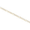 10K Yellow Gold Solid Diamond Cut Figaro Chain 2.50mm Necklace 16 - 24 Inches