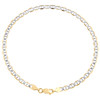 10K Yellow Gold 4mm Diamond Cut Solid Anchor Mariner Bracelet / Anklet 7-10 Inch