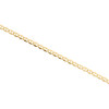 bracelet de cheville à maillons marins en or jaune 10 carats, 2,50 mm, ancre solide, 9 à 10 pouces
