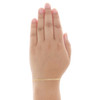 bracelet / bracelet de cheville à maillons marins en or jaune 10 carats de 3 mm d'ancre solide uni de 7 à 10 pouces