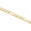 Pulsera elegante de eslabones fiagro lisos huecos de 6,25 mm de oro amarillo real de 10 k de 7 a 9 pulgadas