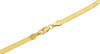 10k Yellow Gold Solid Necklace Silky Herringbone 4mm Chain 16 - 24 Inches New