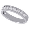 14K White Gold Channel Set Diamond Ladies Wedding Band Anniversary Ring 1 Ct