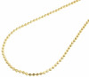 10k Yellow Gold Moon Cut Style Link New Solid Chain Necklace 2mm 16" - 30"