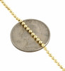10k Yellow Gold Moon Cut Style Link New Solid Chain Necklace 2mm 16" - 30"