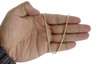 10K Yellow Gold Mens or Ladies Hollow Rope Chain Necklace 3 MM 16" - 30" Inches