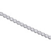 10K White Gold Real Round Diamond Prong / Miracle Set 7.25" Tennis Bracelet 3 CT