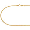 10K Yellow Gold 1.95mm Hollow Plain Cuban Curb Link Chain Necklace 16 - 26 Inch