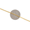 10K Yellow Gold 1.95mm Hollow Plain Cuban Curb Link Chain Necklace 16 - 26 Inch