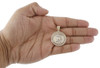 10K Yellow Gold Diamond Jesus Piece Pendant Pave Greek Key Medallion Charm 1 Ct.