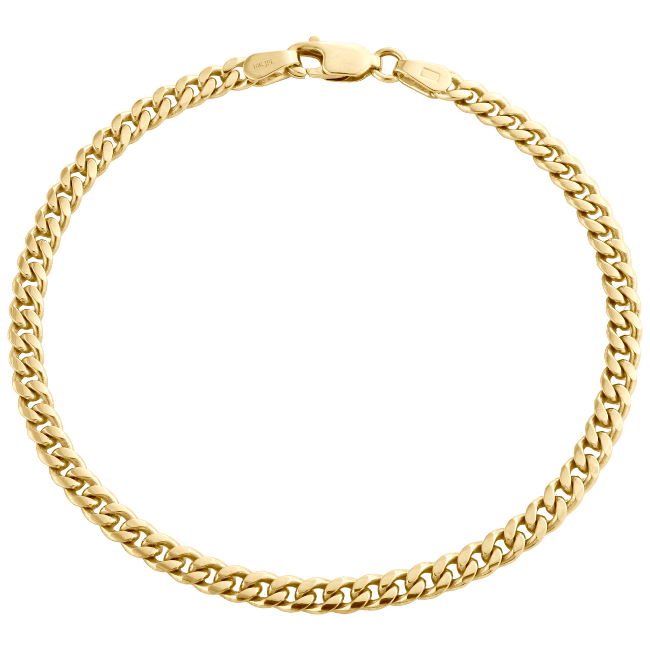 22mm Solid Cuban Link Bracelet in 10K Yellow Gold - Las Villas Jewelry |  Las Villas Jewelry