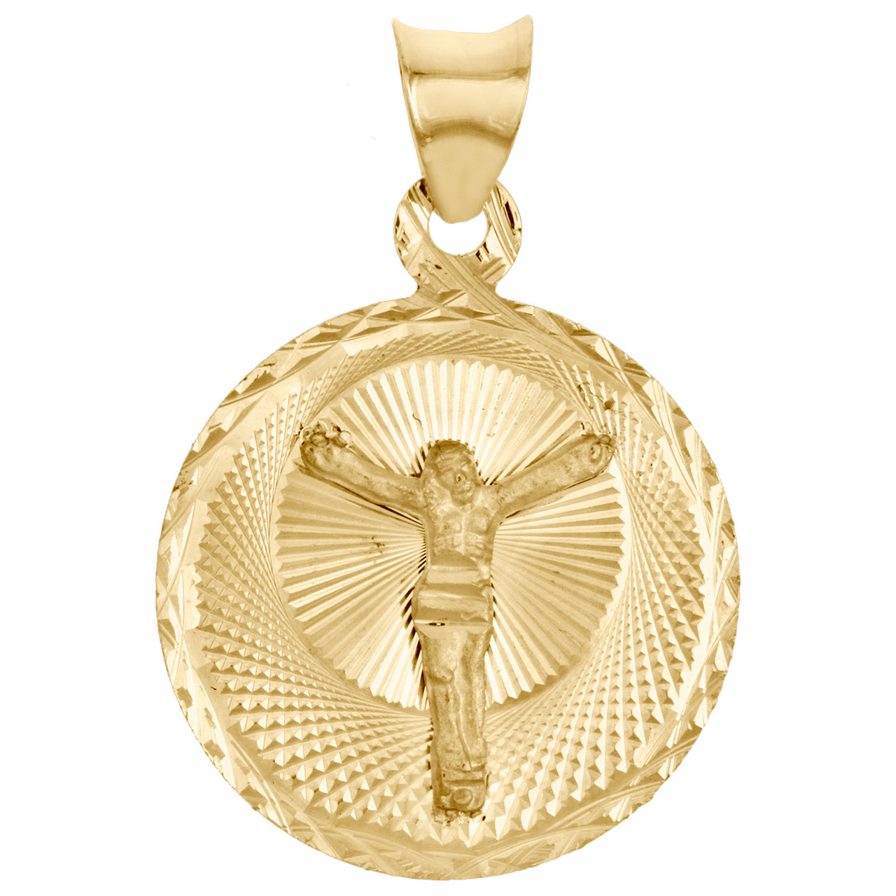 18k Gold Jesus Pendant Hip Hops Jesus Face Pendant Fashionable