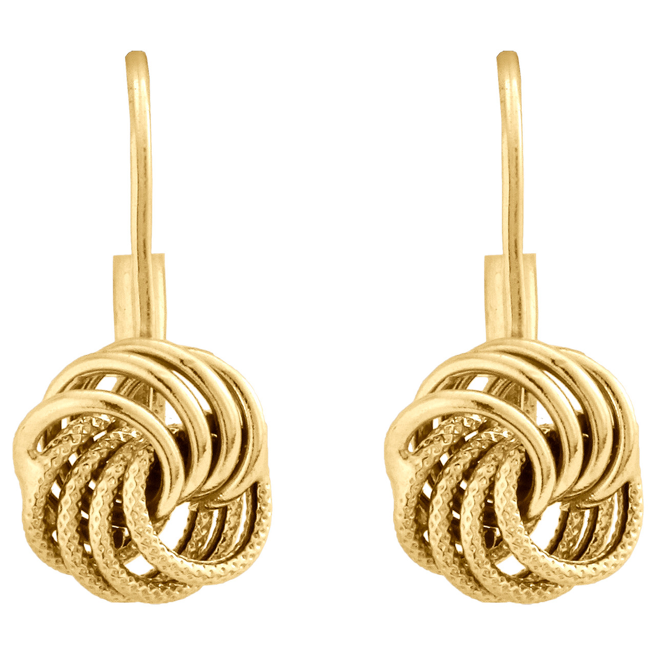 10k Yellow Gold Hoop Earrings – 100 Ways