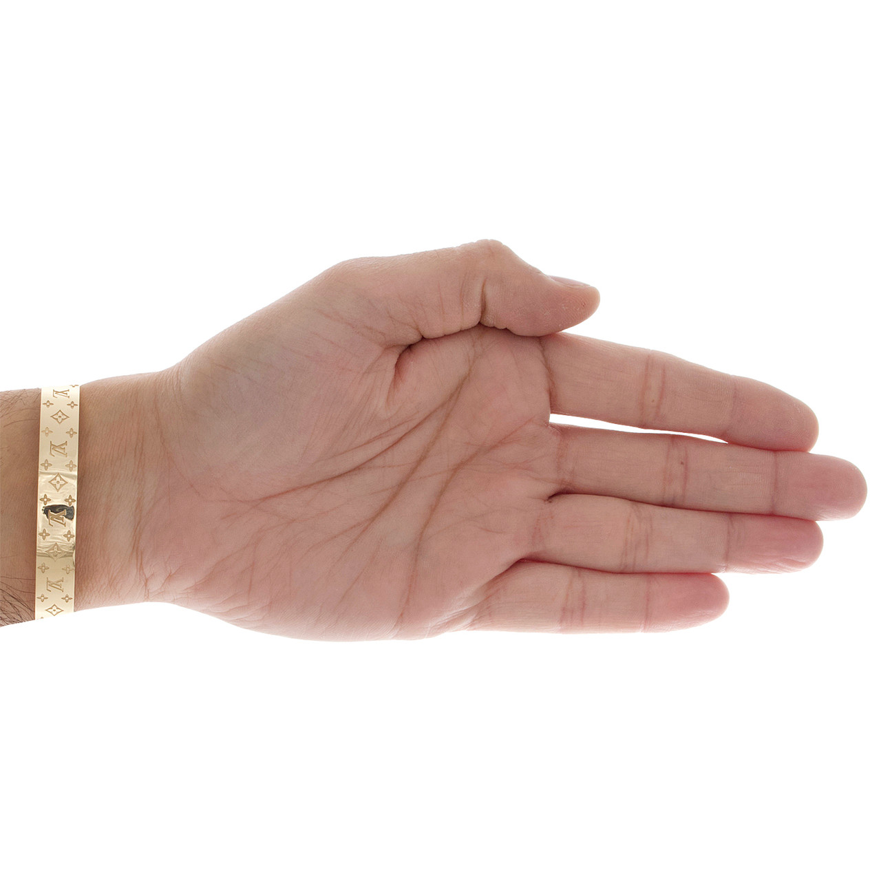 Louis Vuitton brown cord bracelet in 18k Yellow Gold