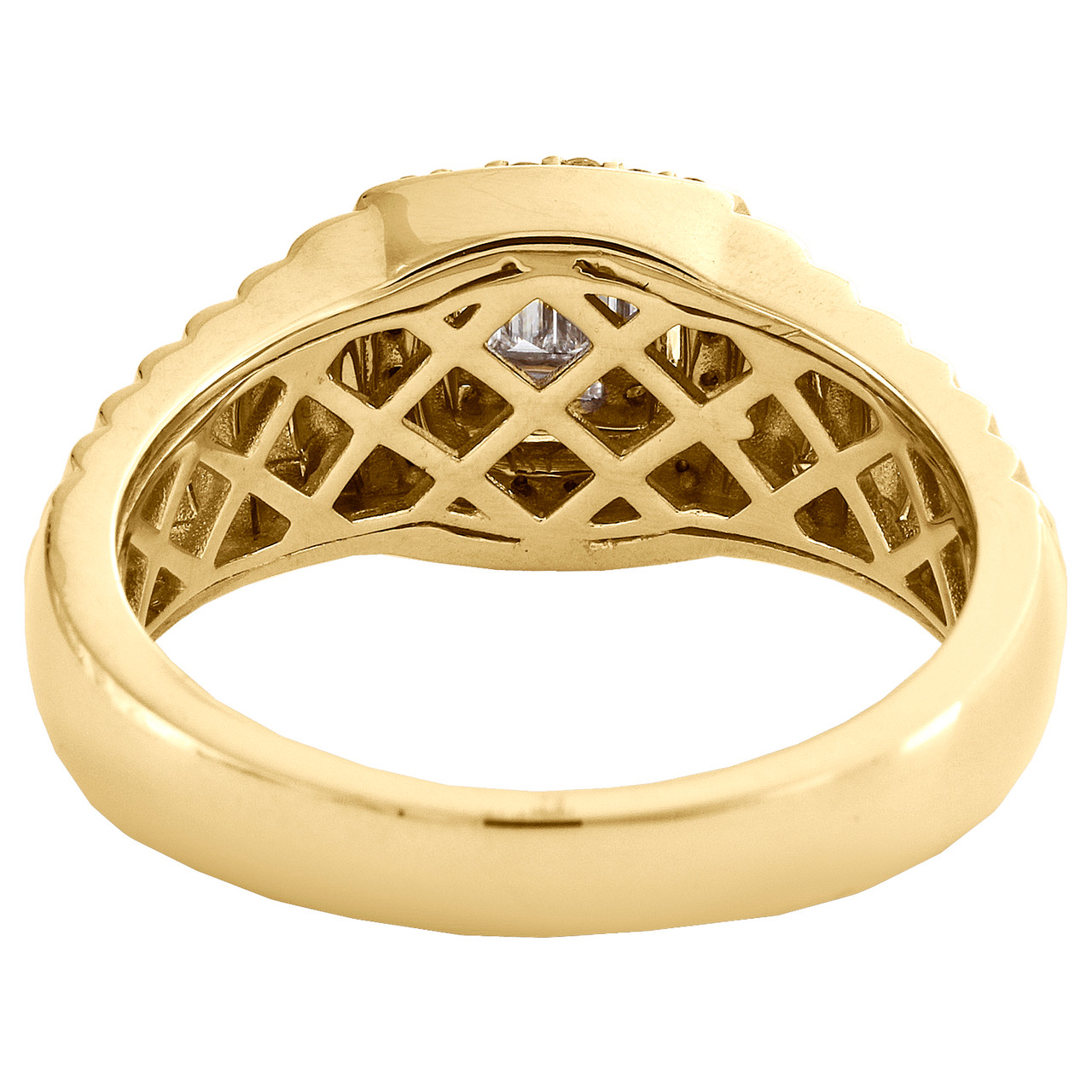 Anillo ancho LV Volt One de oro amarillo y diamante - Joyería - Categorías